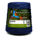 Barbante Amazônia Nº 6 Com 600g São João - Cor 09 Azul Marin