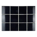 Pastilhas Cerâmicas Ibérica 10x10 Cm (black) - M²