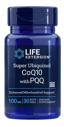 Super Ubiquinol Coq10 Com Pqq 100 Mg Life Extension