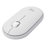 Mouse Logitech Pebble 2 M350s Sem Fio Branco - 910-007047