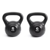 Set Par De Pesas Rusas Kettlebell 6kg Entrenamiento - Sd