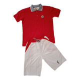 Conjunto Camisa Polo Infantil Masculino