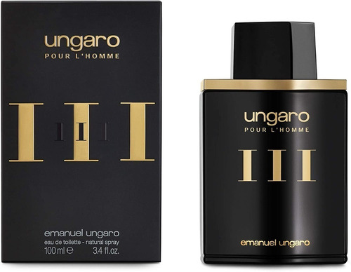 Perfume Emanuel Ungaro Iii Edt 100 Ml Edt Hombre, Original