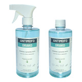 Antimofo Drako 1 Borrifador 500ml E Refil 500ml Aroma Limão