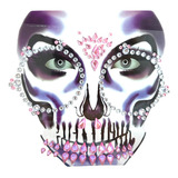 Pegatina Brillo Face Sticker Hallowen Maquillaje Catrina #43