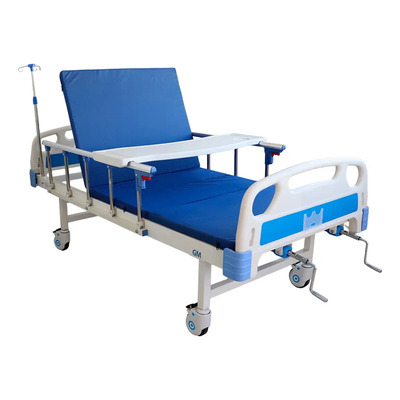 Gambimedic Cama De Hospital Manual De Lujo Dos Manivelas Barandal Portasuero Soporta Hasta 260kg Ideal Cama Hospitalaria Para Casa Con Colchon Portasuero | MercadoLibre