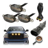 3 Luces Led Ambar/fume Parrilla Ram Ranger F150  Tuningchrom