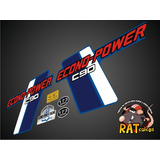 Calcos Moto Honda Econo Power / Faro Redondo / Kit Completo