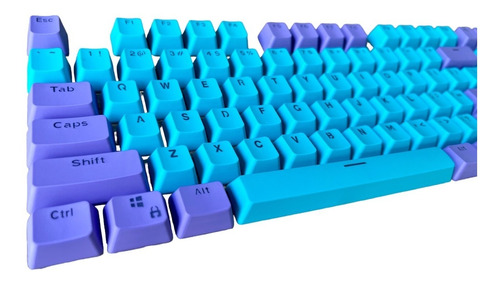 Keycaps Custom Dual Color Set Full De 134 Teclas