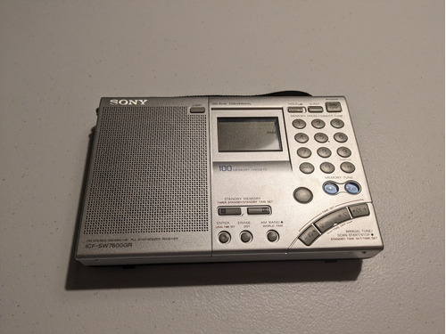 Sony Icf-sw7600gr Radio Fm Sw Lw Mw Multibanda 12 Bandas