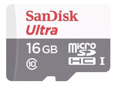 Cartão Memória Sandisk Micro Sdxc  16gb  Ultra Com Adaptador