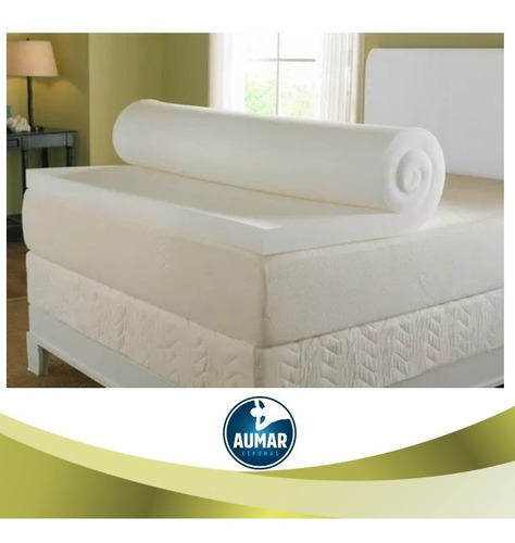 Pillow Top Ortopédico Látex Hr Foam Queen 5cm - Aumar