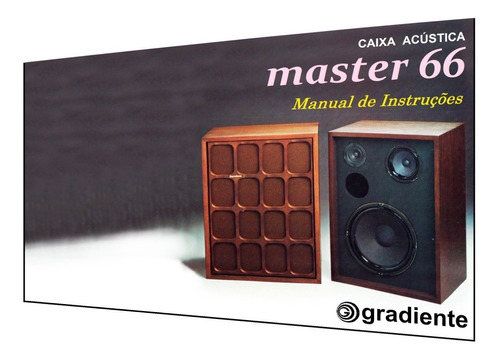 Manual Da Caixa Acústica Gradiente Master 66 (colorido)