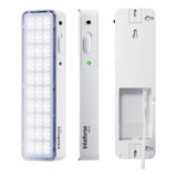 Luminária De Emergência Intelbras Lea31 Led Com Bateria Recarregável 2 W 127v/220v Branca