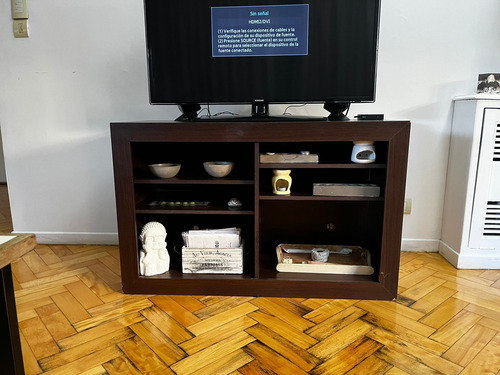 Mueble Tv Modular Madera En Perfecto Estado Lcd Led