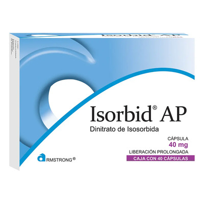 Isorbid Ap Cápsula Liberación Prolongada 40 Mg, 40 Cápsulas | Envío gratis