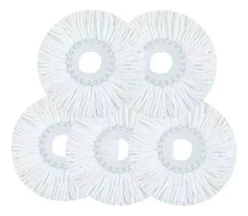 3 Repuestos Microfibra Para Trapeador Spin Mop Giratorio