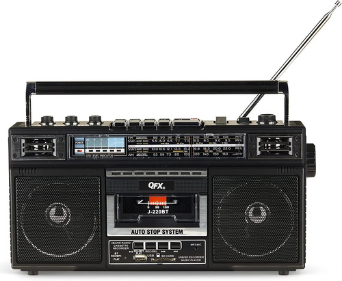 J220bt Rerun X Reproductorgrabador De Casetes Boombox D...