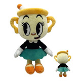 Cuphead Ms. Chalice Peluche Muñeca Juguete Cumpleaño Regalo