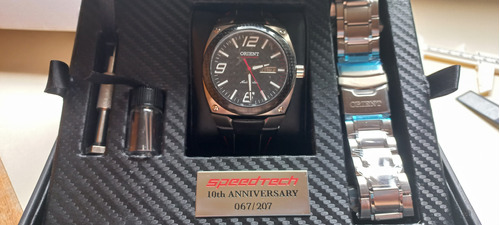 Relógio Orient Speedtech Titanium Limitado Automático 45mm