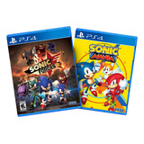 Combo Sonic Forces + Sonic Mania Ps4 Midia Fisica