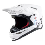 Jm Casco Mx Motocross Alpinestars Supertech S-m10 Carbono