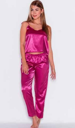 Pijamas En Satin Para Mujer Dorme Siempre Cómoda Y Bella 