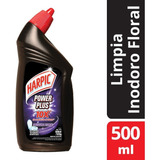 Harpic Power Plus Frescura Floral Limpia Inodoro 500ml