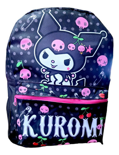 Mochila Escolar Kuromi Bolso Morral Sanrio