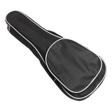 Funda Negra Portátil Para Ukelele, 25 X 64 Cm [u], Impermeab