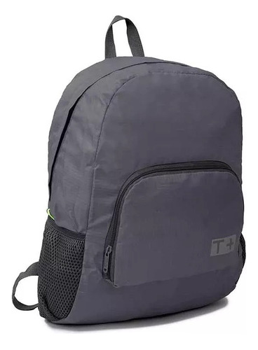 Mochila Bolso Plegable Para Viaje Liviana Trekking Colores Color Gris Diseño De La Tela Mochila Plegable