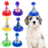 Expawlorer Gorro De Fiesta Para Perros, Paquete De 6 Gorros