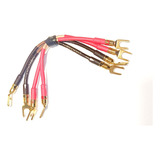 Cable Audio Hifi 12 Awg Ofc Conector Nakamichi Spade, Jumper