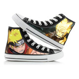 Zapatos De Lona De Naruto Zapatos Casuales Altos De Naruto