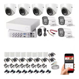 Kit Hikvision Dvr 2mpx 8ch+ 8 Camaras Full Color En La Noche