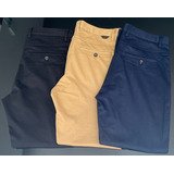 Pack De 3 Pantalones De Drill Horma Formal/casual Marca Zara