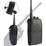 Capa De Couro Proteção P/ Rádio Comunicador Intelbras Rc3002