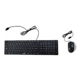 Combo Teclado Mas Mouse C126 Alámbrico