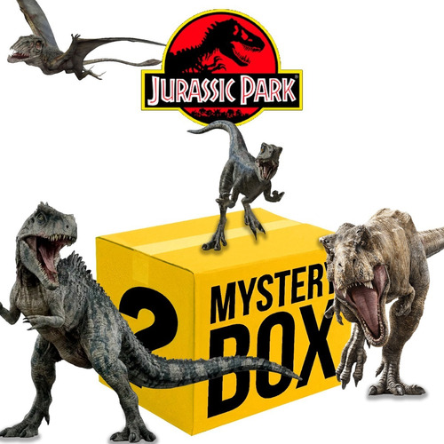 Jurassic Park Caja Misteriosa + $1,300 Pesos Contenido! 