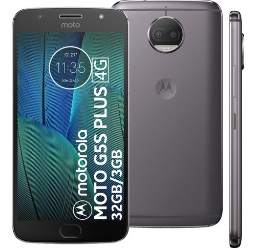 Moto G5s Plus 4g 32gb 3gb Câm.13mp 3000mah 5.5'' - Excelente