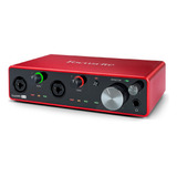 Cuo Placa De Audio 4in4out Usb 3 Gen Focusrite Scarlett 4i4