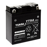 Batería Moto Yuasa Yt5a C/gel (12n5-3b/yb5l-b) New!