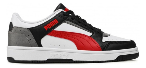 Tenis Puma Rebound Joy Low Hombre-blanco/negro/rojo