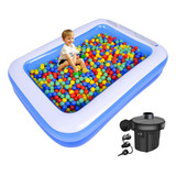 ~? Piscina Inflable Familiar Con Bomba Amocane 79  X 59  X 2