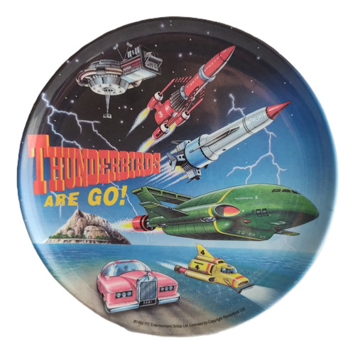 Plato Thunderbirds Decorativo De Coleccion