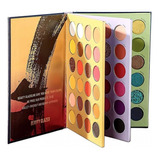 Paleta De 72 Sombras Colores Pigmentación Glitter Ojos Book