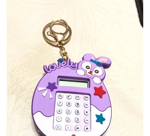 Mini Calculadora Infantil Fofa De Bolsa Com Joguinho