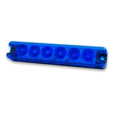 Baliza Electronica 6 Leds C/secuencia De Destellos Azul