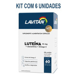 Kit Lavitan Luteína 10mg C/ 6 Un De 60 Cápsulas Gelatinosas