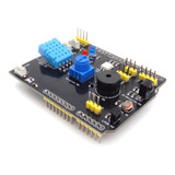 Shield Didáctico Para Arduino - 4 Sensores - Botones Y Leds